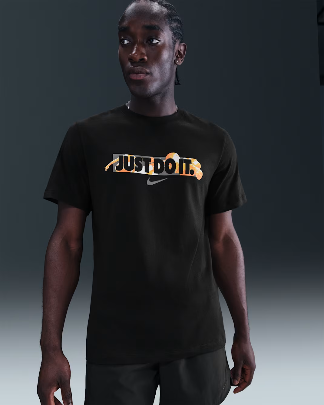 Áo Tshirts Chính Hãng - Nike Men's Just Do It Tee 'Black' - HV4183-010