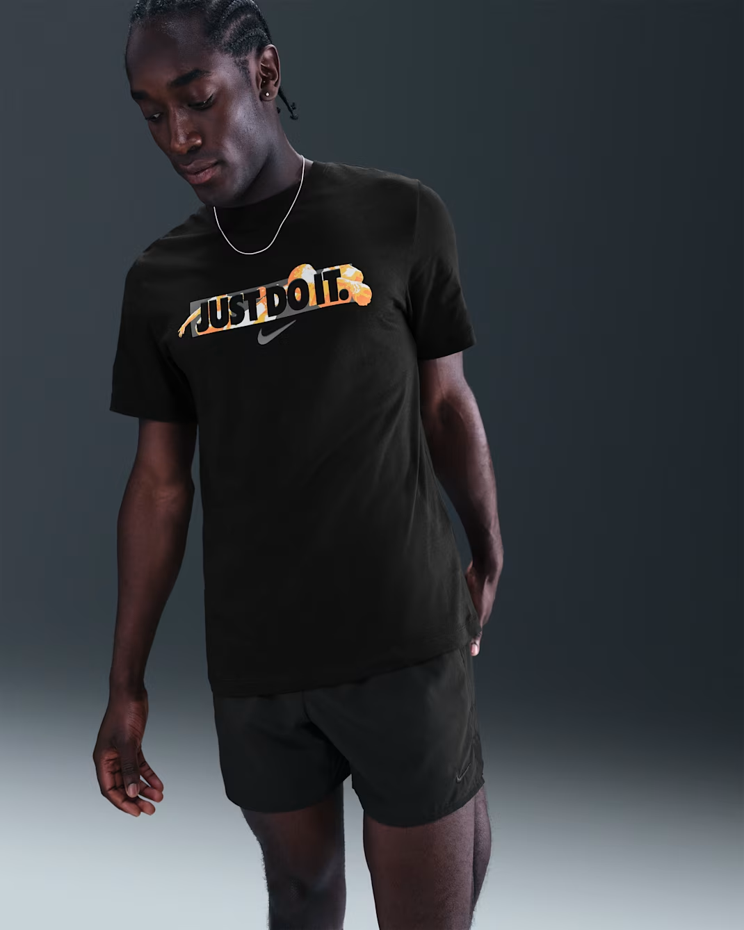 Áo Tshirts Chính Hãng - Nike Men's Just Do It Tee 'Black' - HV4183-010