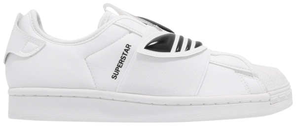 Giày Casual Chính Hãng - Adidas Superstar Slip On 'Trefoil Band White Black' - GZ8399