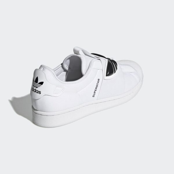 Giày Casual Chính Hãng - Adidas Superstar Slip On 'Trefoil Band White Black' - GZ8399