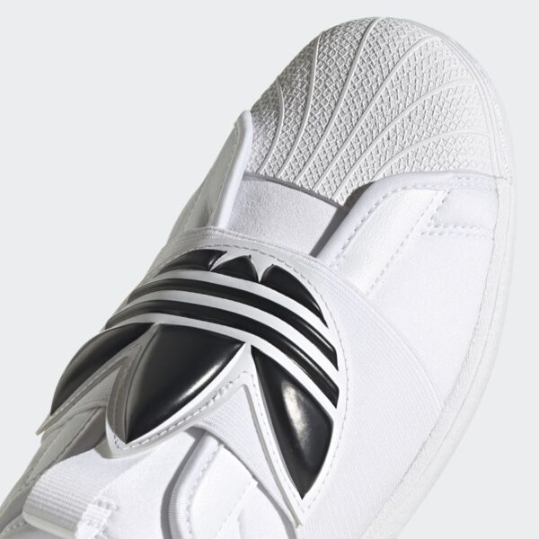 Giày Casual Chính Hãng - Adidas Superstar Slip On 'Trefoil Band White Black' - GZ8399
