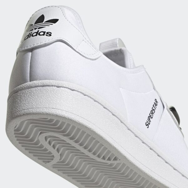 Giày Casual Chính Hãng - Adidas Superstar Slip On 'Trefoil Band White Black' - GZ8399