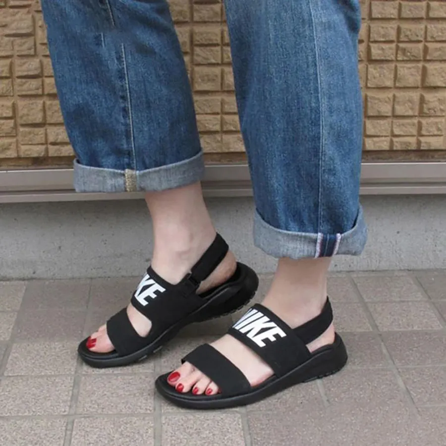 Dép Chính Hãng - Nike Wmns Tanjun Sandal 'Black White' - 882694-001