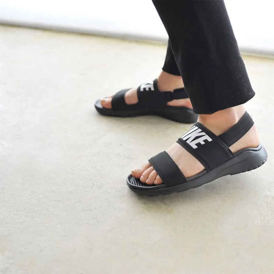 Dép Chính Hãng - Nike Wmns Tanjun Sandal 'Black White' - 882694-001