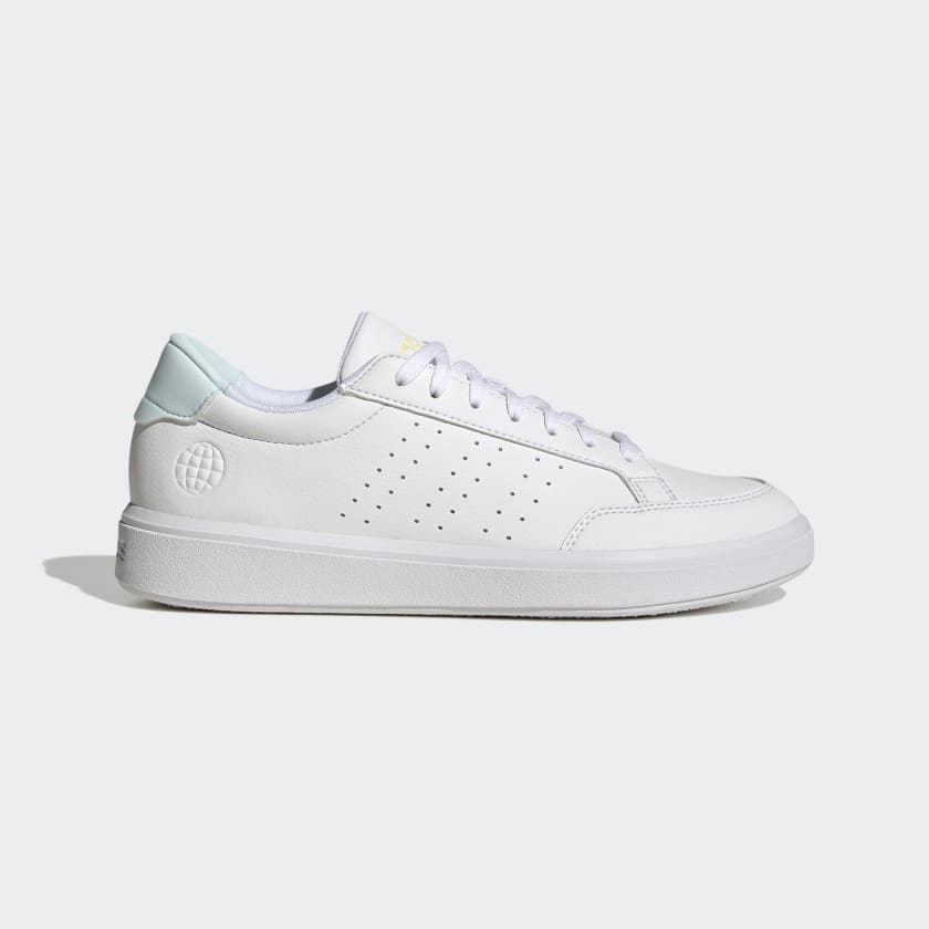 Giày Casual Chính Hãng -Adidas Vegan Court White Blue - GX1760