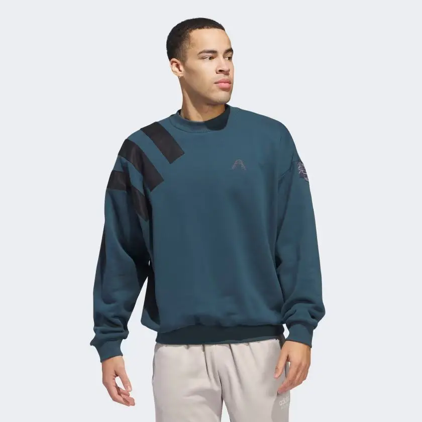 Áo Sweater Chính Hãng - Adidas Anthony Edwards Basketball Foundation Crew Sweatshirt - IM8231