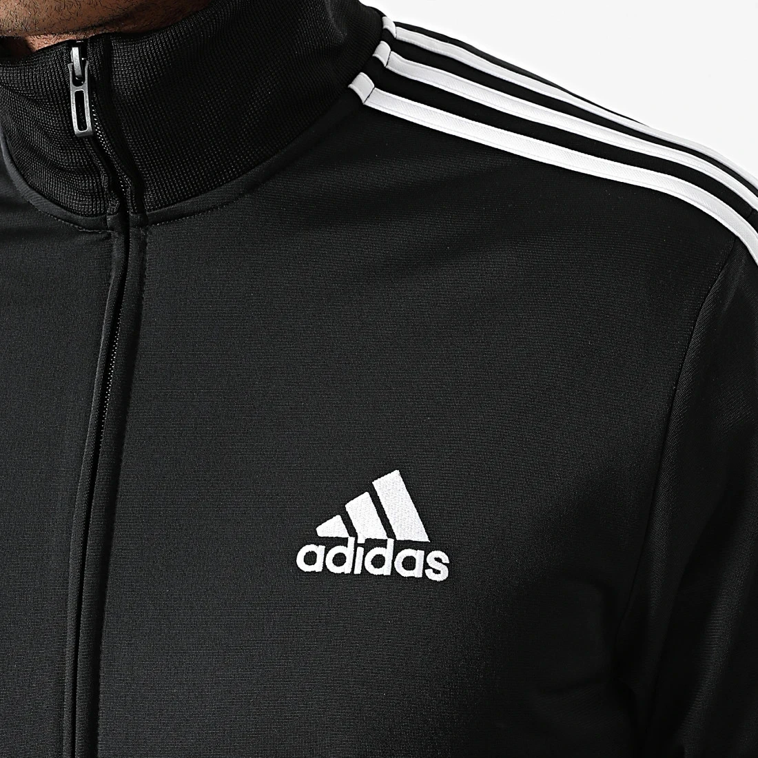 Áo Khoác Chính Hãng - Adidas Striped Tracksuit 'Black' - GK9651-A