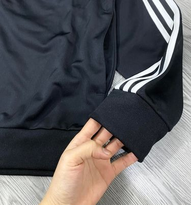 Áo Khoác Chính Hãng - Adidas Striped Tracksuit 'Black' - GK9651-A