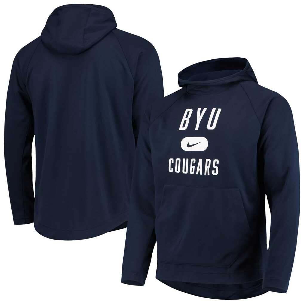Áo Hoodie Chính Hãng - BYU Cougars Nike Spotlight Performance Raglan Pullover Hoodie 