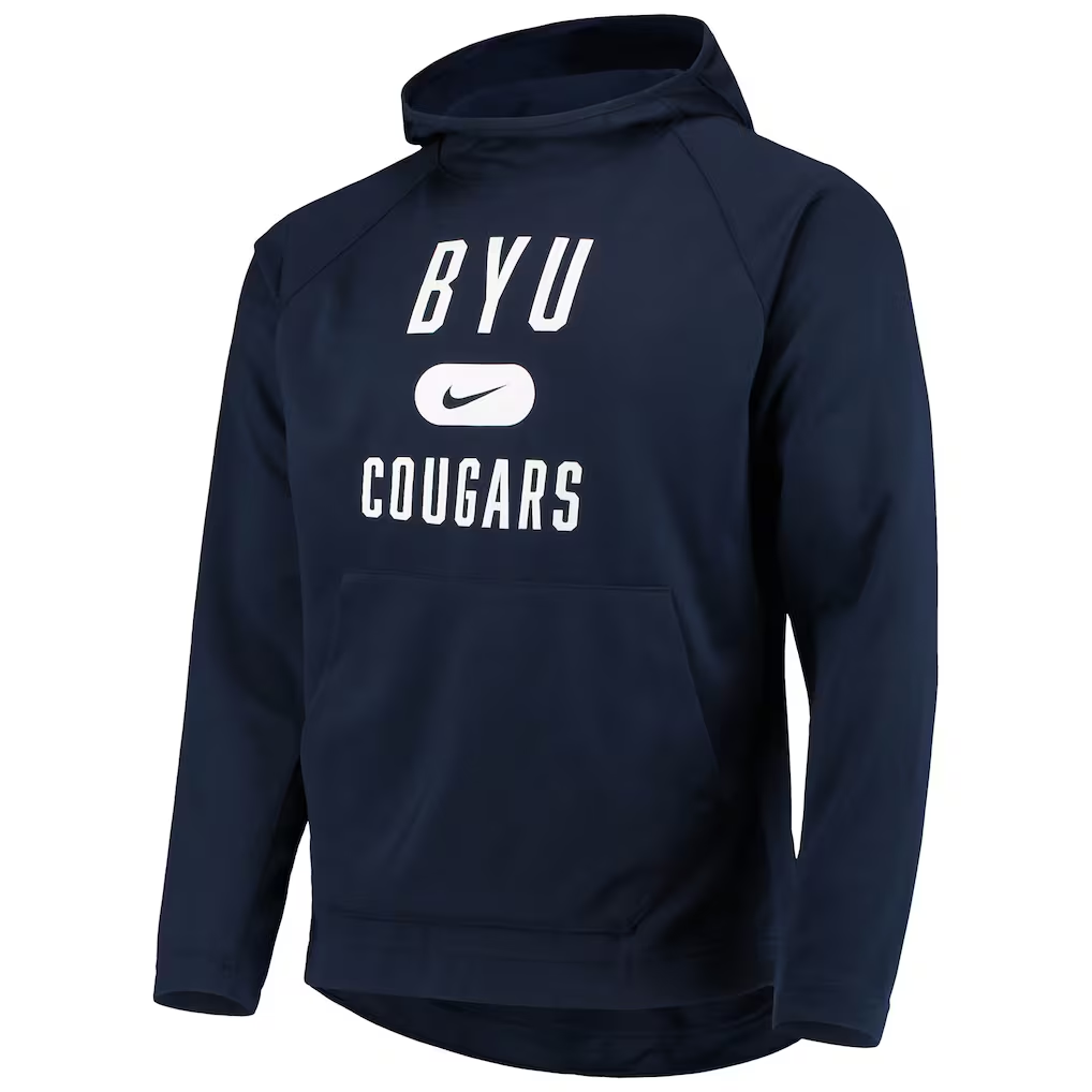 Áo Hoodie Chính Hãng - BYU Cougars Nike Spotlight Performance Raglan Pullover Hoodie 