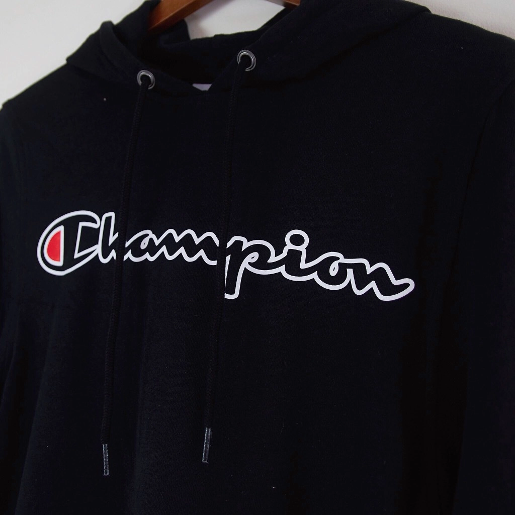 Áo Hoodie Chính Hãng - Champion Men’s Midweight Hoodie “Black” - T4177-003