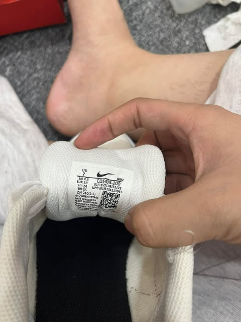 Giày Casual Chính Hãng - Nike Court Royale AC Canvas 'White Black' - CD5405-100