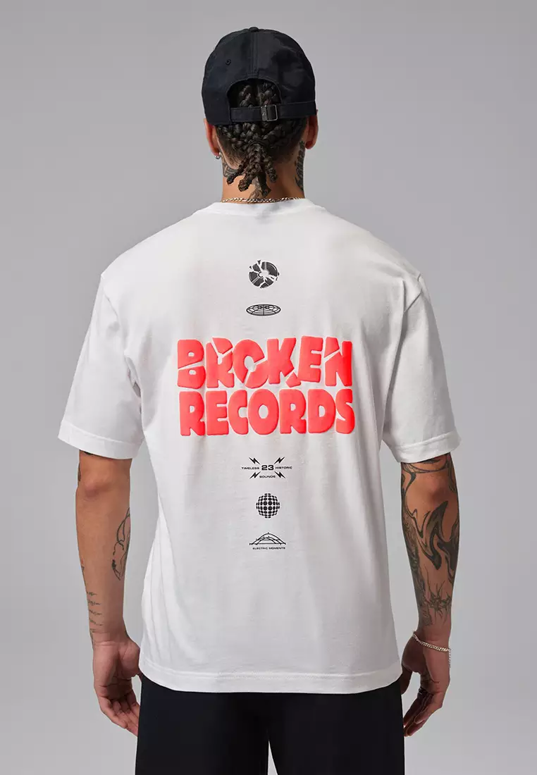 Áo Tshirts Chính Hãng - Jordan Broken Records Graphic T-Shirt  