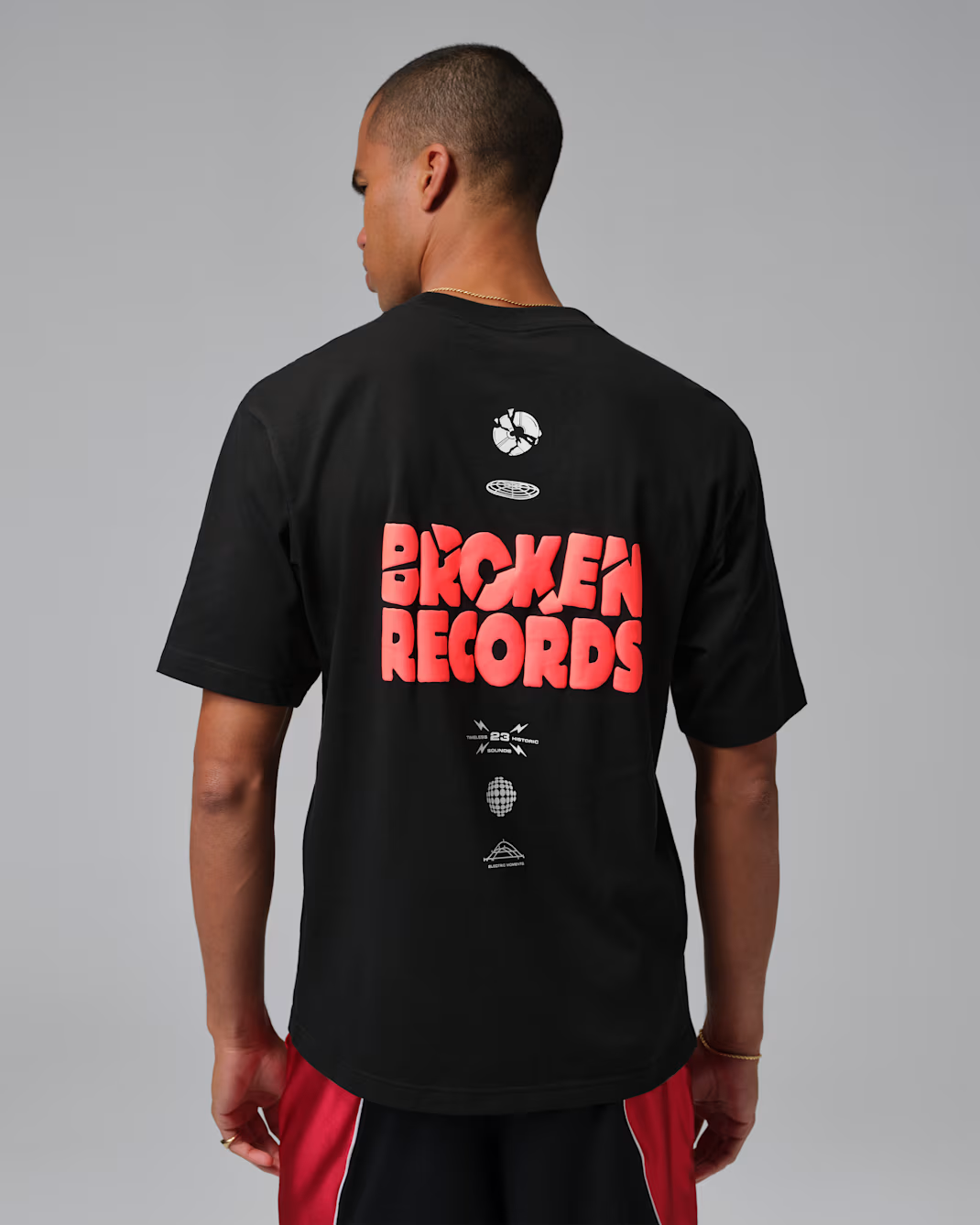 Áo Tshirts Chính Hãng - Jordan Broken Records Graphic T-Shirt 