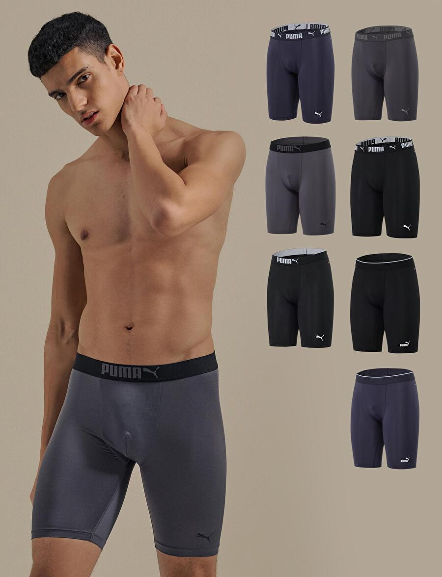 Quần Underwear - Boxer Puma Pack 3 Quần Bó Cơ 