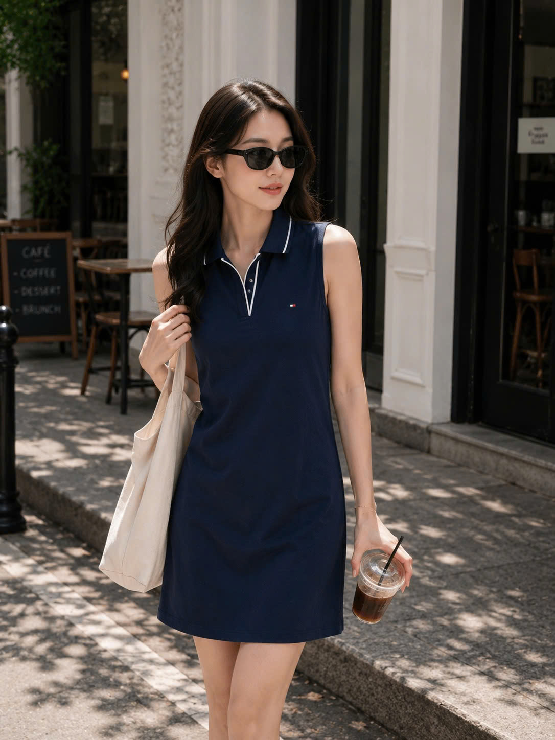 Váy Nữ Chính Hãng - Vintage Tommy Hilfiger Polo Dress Women’s 