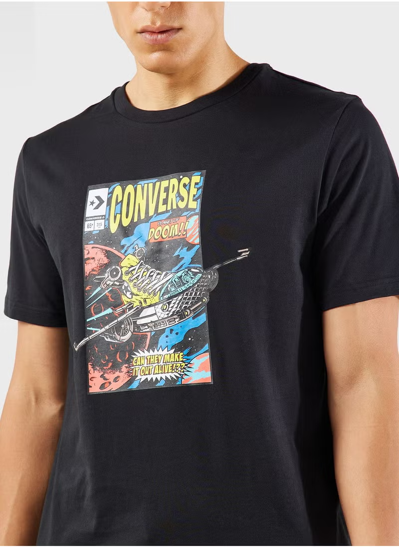 Áo TShirts Chính Hãng - CONVERSE COMIC COVER TEE 