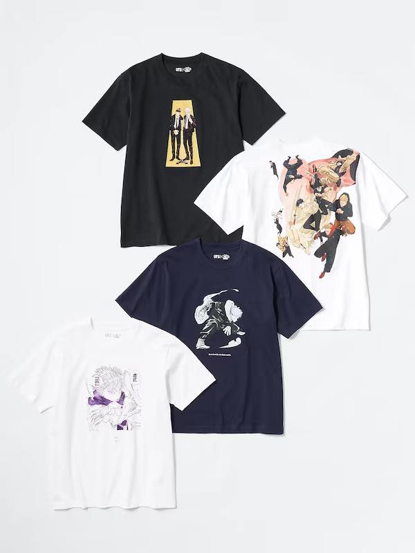 Áo Tshirts Chính Hãng - Uniqlo Manga Ut Shueisha 100Th Jujutsu Kaisen T-Shirt 