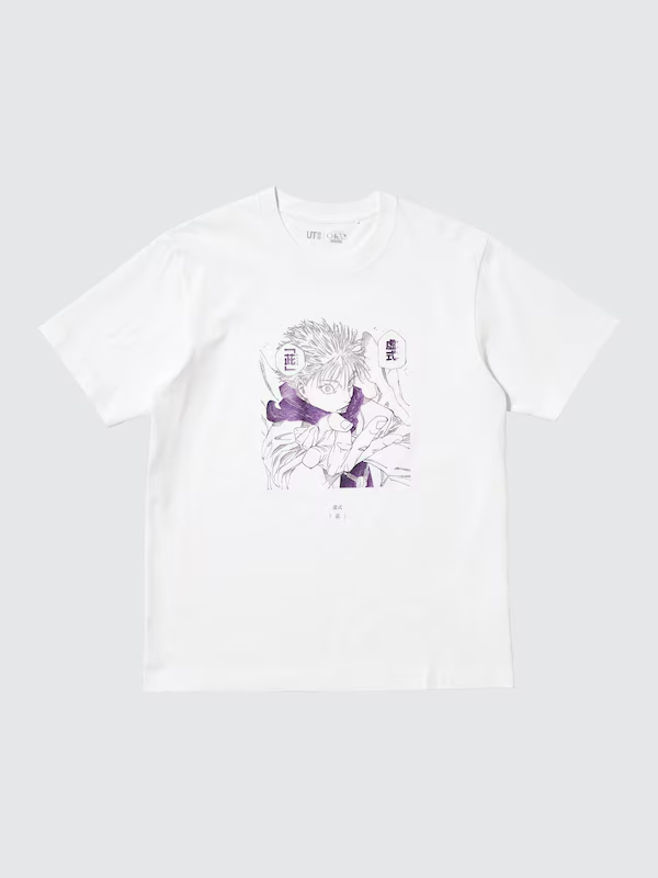 Áo Tshirts Chính Hãng - Uniqlo Manga Ut Shueisha 100Th Jujutsu Kaisen T-Shirt 