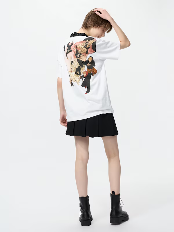 Áo Tshirts Chính Hãng - Uniqlo Manga Ut Shueisha 100Th Jujutsu Kaisen T-Shirt 