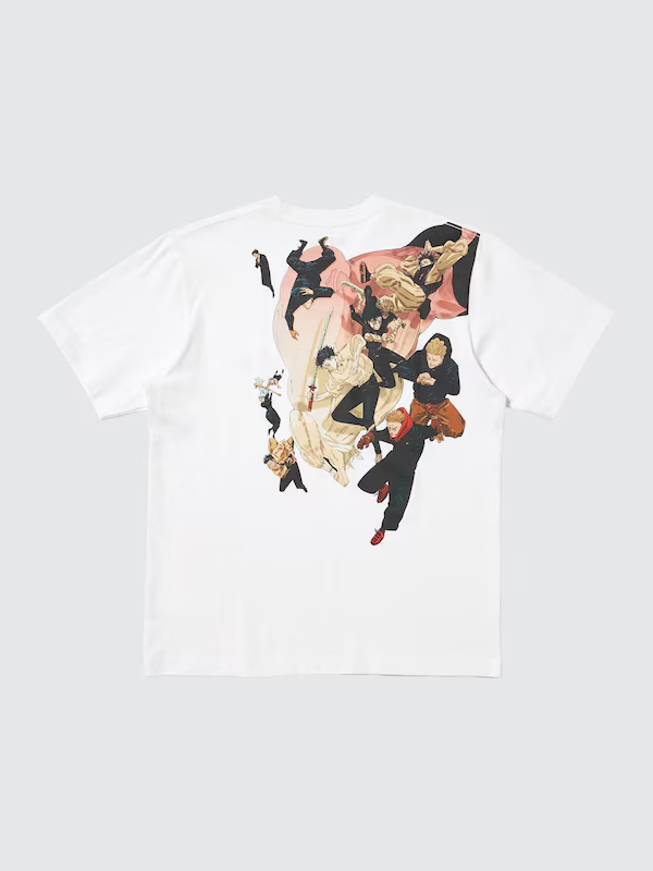 Áo Tshirts Chính Hãng - Uniqlo Manga Ut Shueisha 100Th Jujutsu Kaisen T-Shirt 