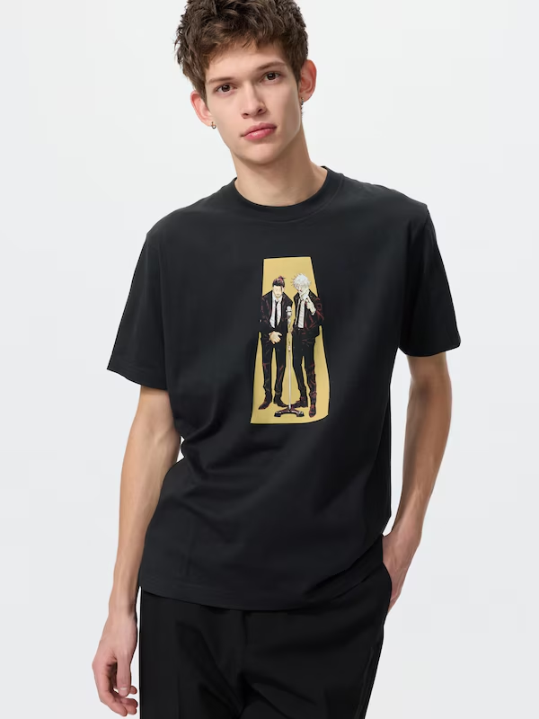 Áo Tshirts Chính Hãng - Uniqlo Manga Ut Shueisha 100Th Jujutsu Kaisen T-Shirt 