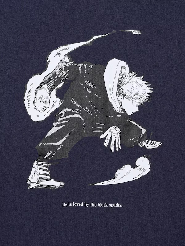 Áo Tshirts Chính Hãng - Uniqlo Manga Ut Shueisha 100Th Jujutsu Kaisen T-Shirt 