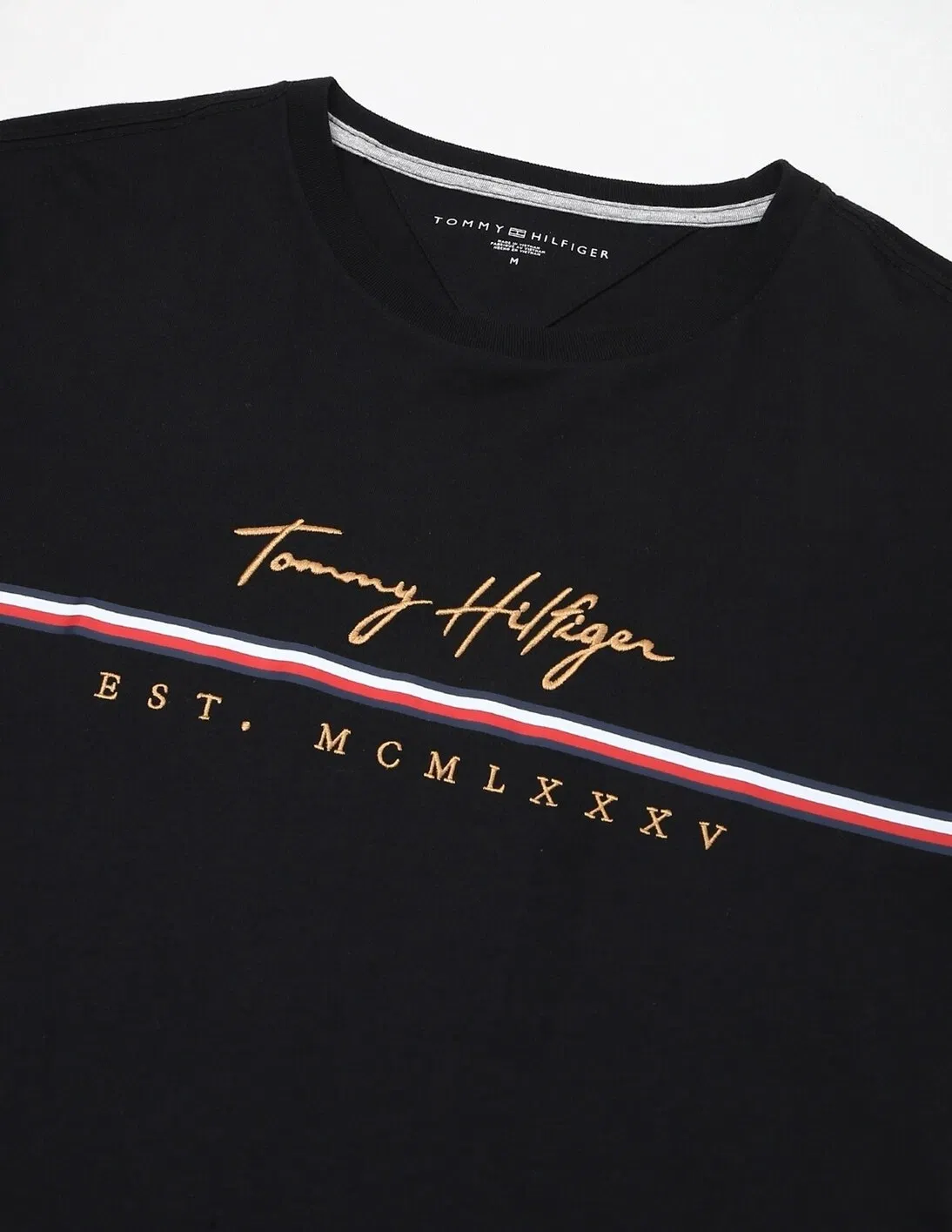 Áo TShirts Chính Hãng - Tommy Hilfiger Crew Neck Embroidered T-Shirt 