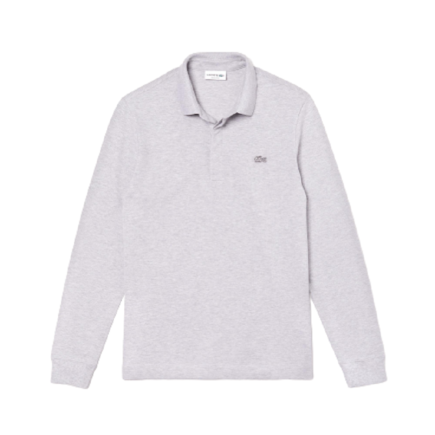 Áo Polo Chính Hãng - Lacoste Long Sleeve Paris Polo ‘Grey’ - PH-2481