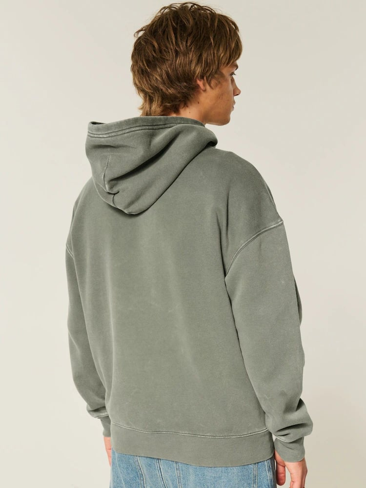 Áo Hoodie Chính Hãng - Hollister Boxy Hoodie 