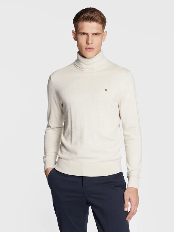 Áo Sweater Chính Hãng - Tommy Hilfiger Cashmere Blend Turtleneck - ZIR03HLVY-001