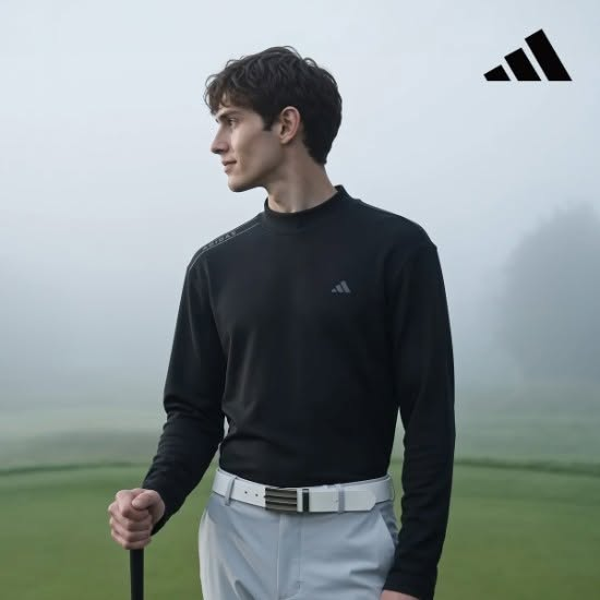 Áo Sweater Chính Hãng - Adidas Men's Baselayer Mock Neck Long Sleeve Shirt 