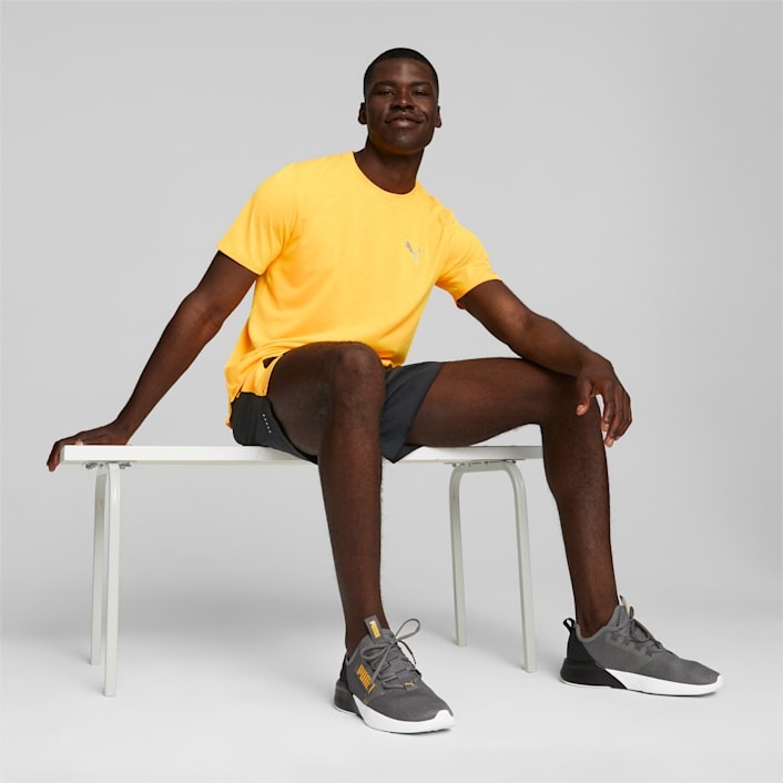 ÁO THỂ THAO HÈ - Puma Studio Man Run Fav Ss Tee Yellow  - 520209-38