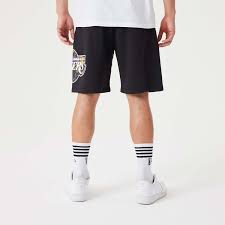 QUẦN SHORT - New Era LA Lakers NBA Team Logo Black Shorts - 60332216 Quyetsneaker