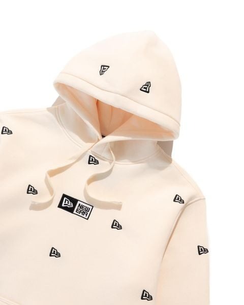 Áo Hoodie Chính Hãng - Newera Full Logo Cream - 13540522