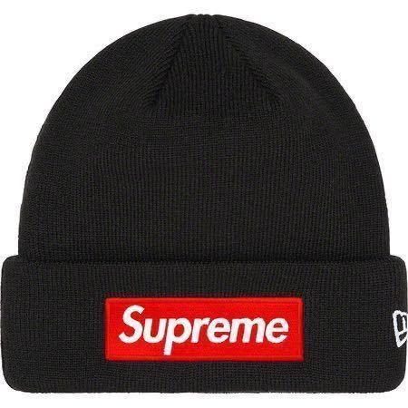 Mũ nón len unisex dày dặn Supreme New Era Box Logo Beanie