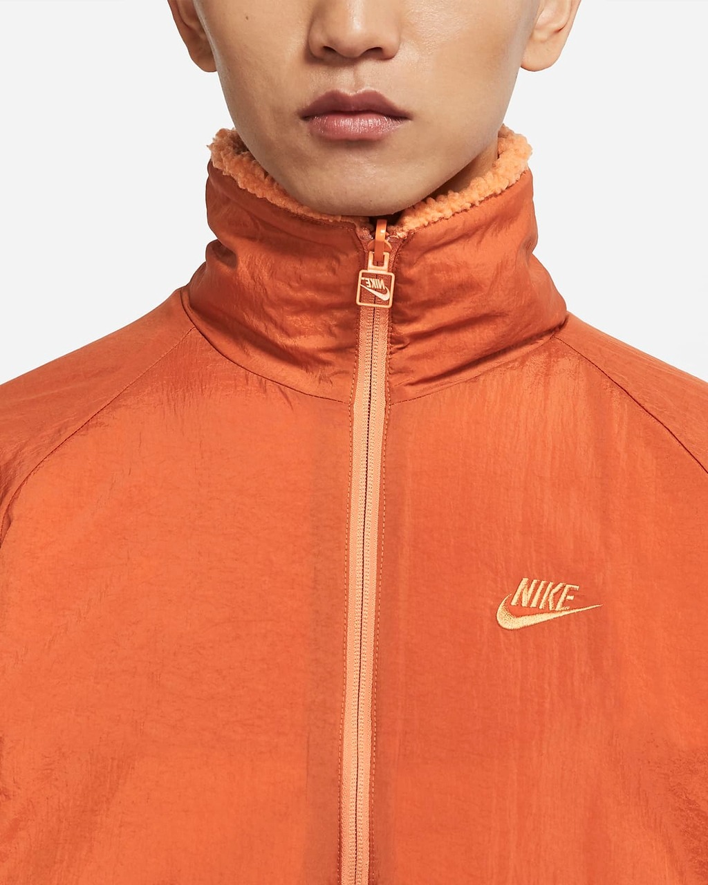 Áo Khoác Lông/Gió 2 Mặt Chính Hãng - Nike Sportswear Swoosh Black/Red - BQ6546-808