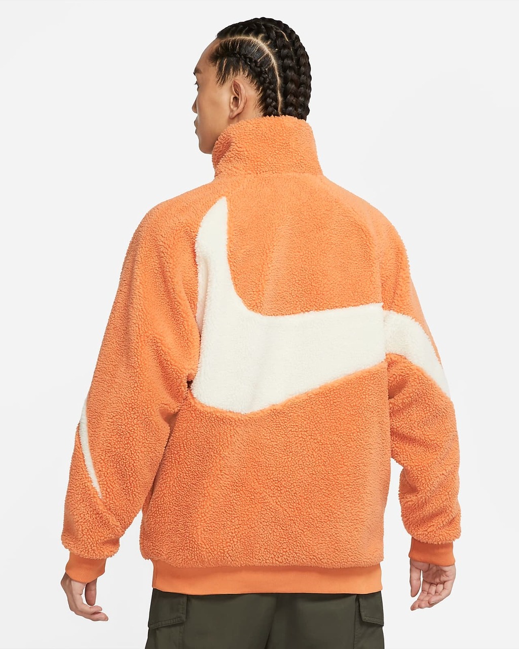 Áo Khoác Lông/Gió 2 Mặt Chính Hãng - Nike Sportswear Swoosh Black/Red - BQ6546-808