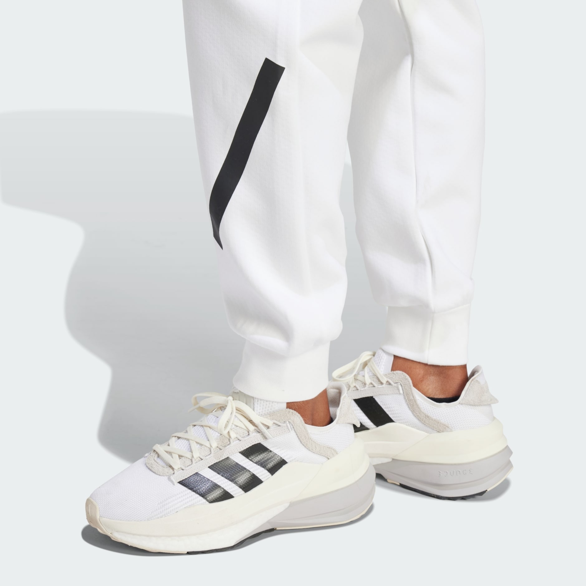 Quần Dài Chính Hãng - Adidas Essential Jogger White - JE7843