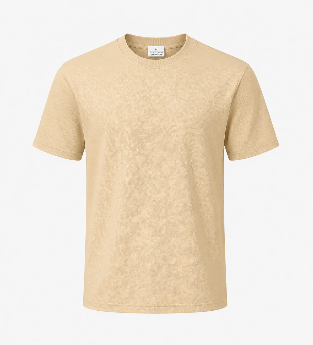 Áo Tshirts Chính Hãng - Áo  Chống Nhăn Wrinkle Free Fabric Vàng - WRI-06