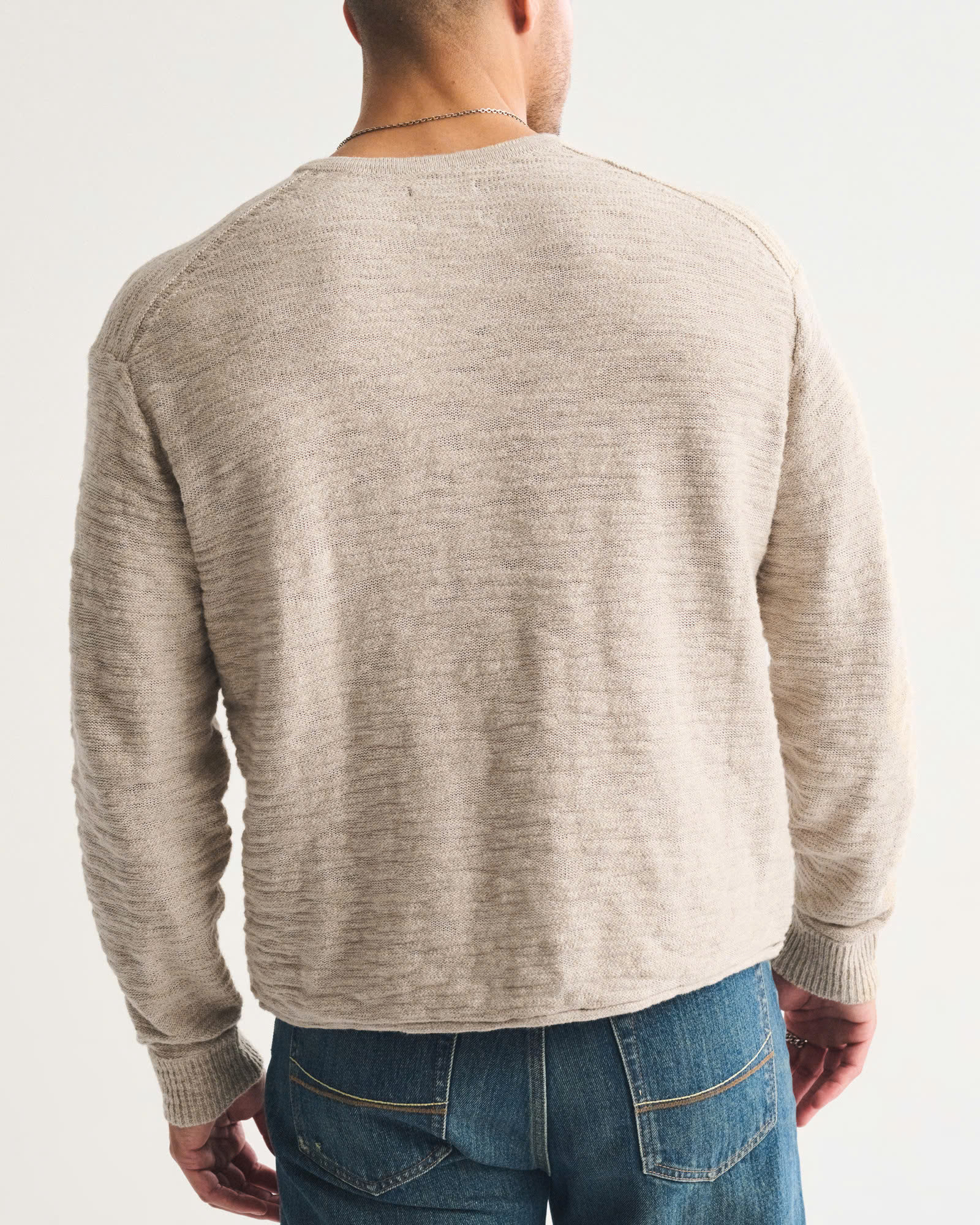 Áo Sweater Chính Hãng - Abercrombie & Fitch Cotton Knit Henley 