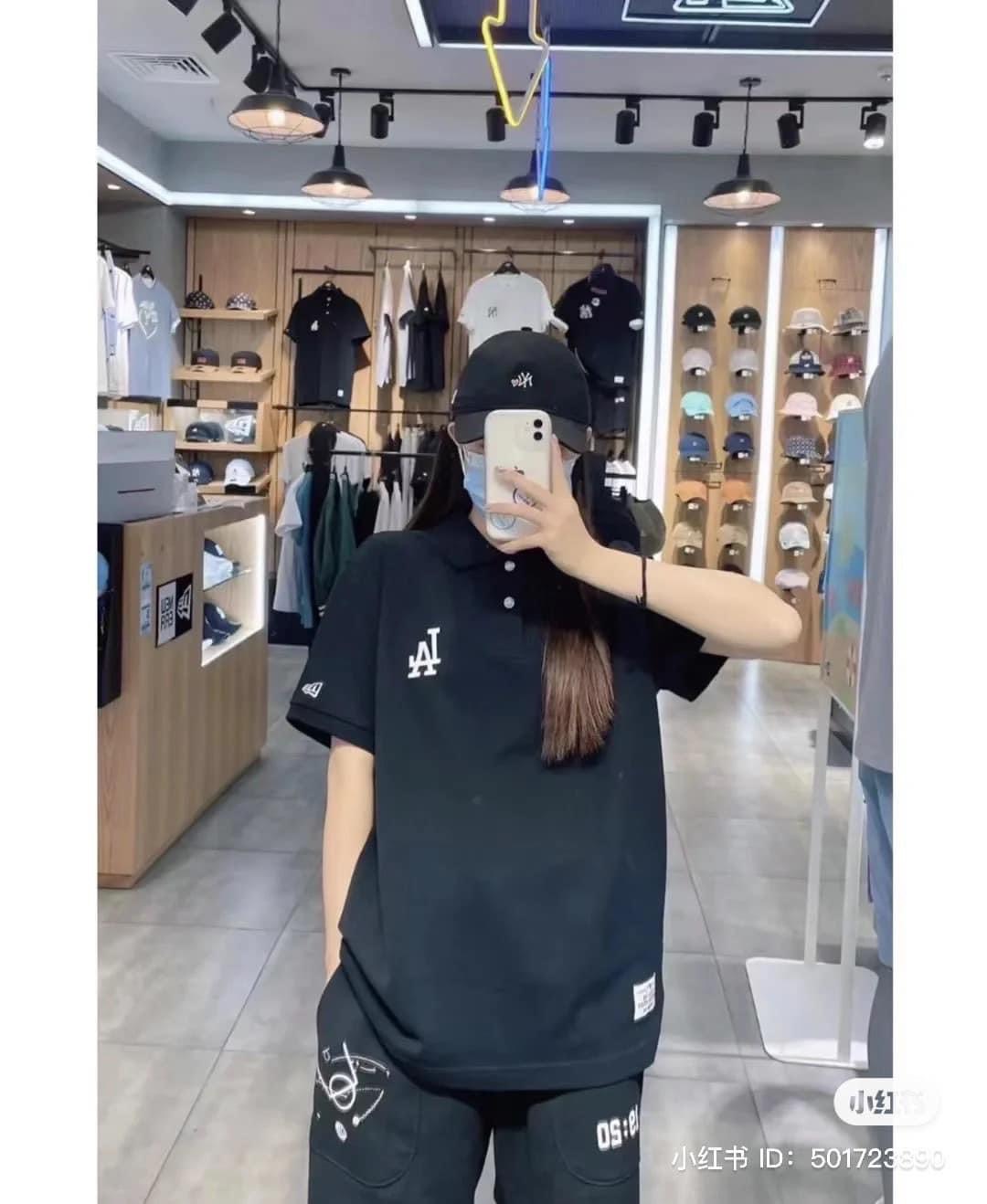 Áo Polo Chính Hãng - New Era Polo LA Basic Black - 13280344