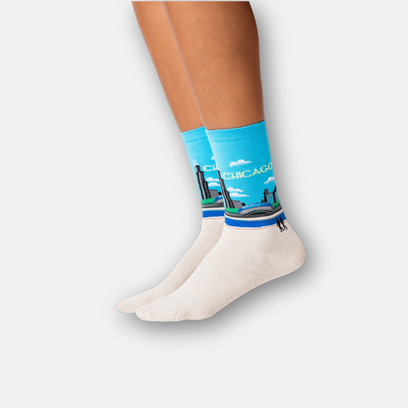 Phụ Kiện Chính Hãng - Tất Hot Sox Chicago Crew Socks (5 đôi/pack) - 047852187503