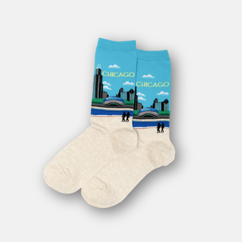 Phụ Kiện Chính Hãng - Tất Hot Sox Chicago Crew Socks (5 đôi/pack) - 047852187503