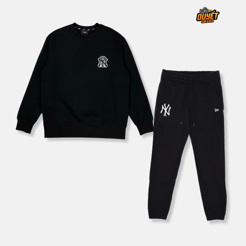 Bộ Thể Thao Chính Hãng - Bộ Ghép New Era & MLB ''Black'' - 3AM602