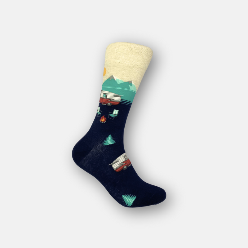 Phụ Kiện Chính Hãng - Tất Hot Sox Camper Scene Bas Pour Femme (5 đôi/pạck) - HSU0122