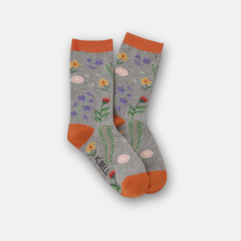Phụ Kiện Chính Hãng - Tất K.Bell Women’s Botanical Florals Socks (5 đôi/pack) - KBF012