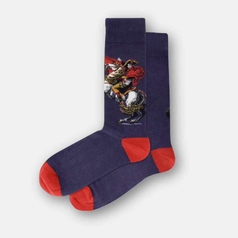 Phụ Kiện Chính Hãng - Tất Hot Sox Napoleon Navy (5 đôi/pack) - HSN513