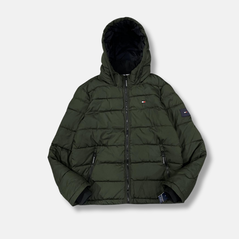 Áo Khoác Phao Chính Hãng - Áo Phao Tommy Hilfiger ''Olive'' - 158AN508-044