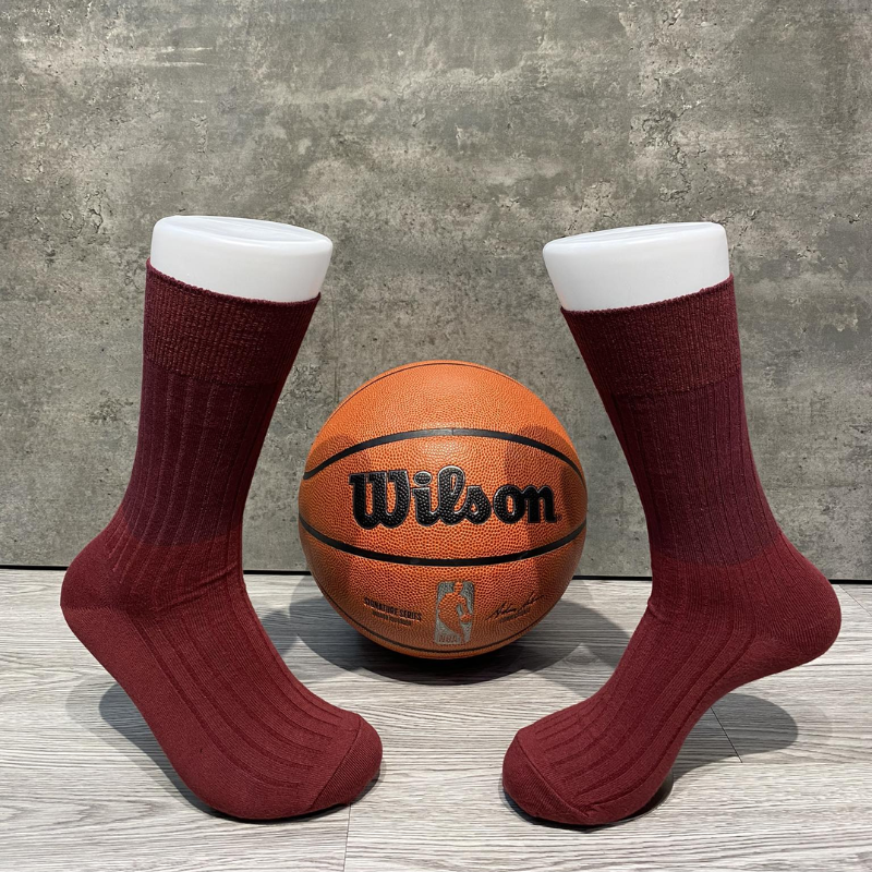 Phụ Kiện Chính Hãng - Tất Uniqlo Heattech Color Block Socks 'Red (5 đôi/pack ) - TUQ-007